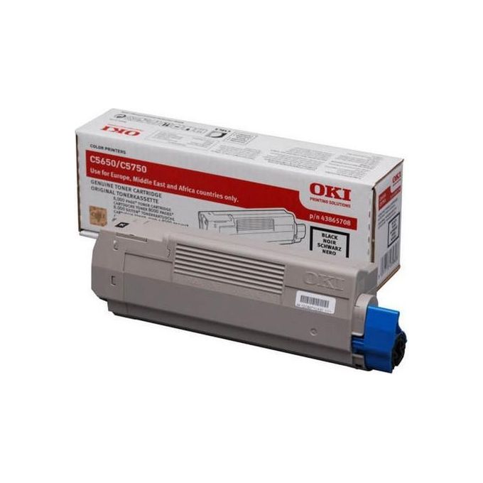 OKI 43865708 Toner Nero per C5650 C5750 Resa 8000 pagine colore Nero OKI 43865708 Toner Nero per C5650 C5750 Resa 8000 pagine colore Nero
