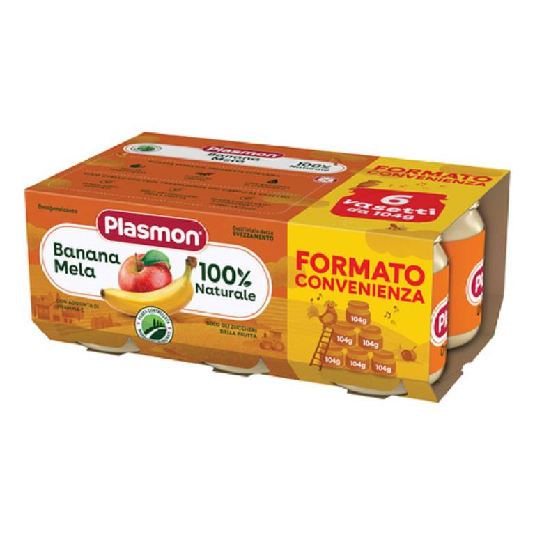 Omo pl.banana/mela 6x104g