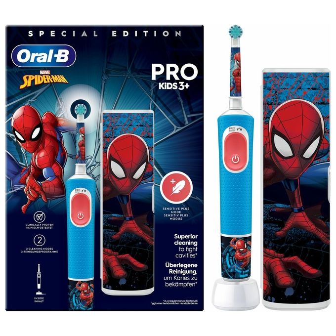 Oral-b - Spazzolino Elettrico Pro Kids-azzurro