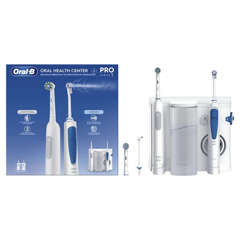 Oral-b - Spazzolino + Idropulsore Health Center-bianco