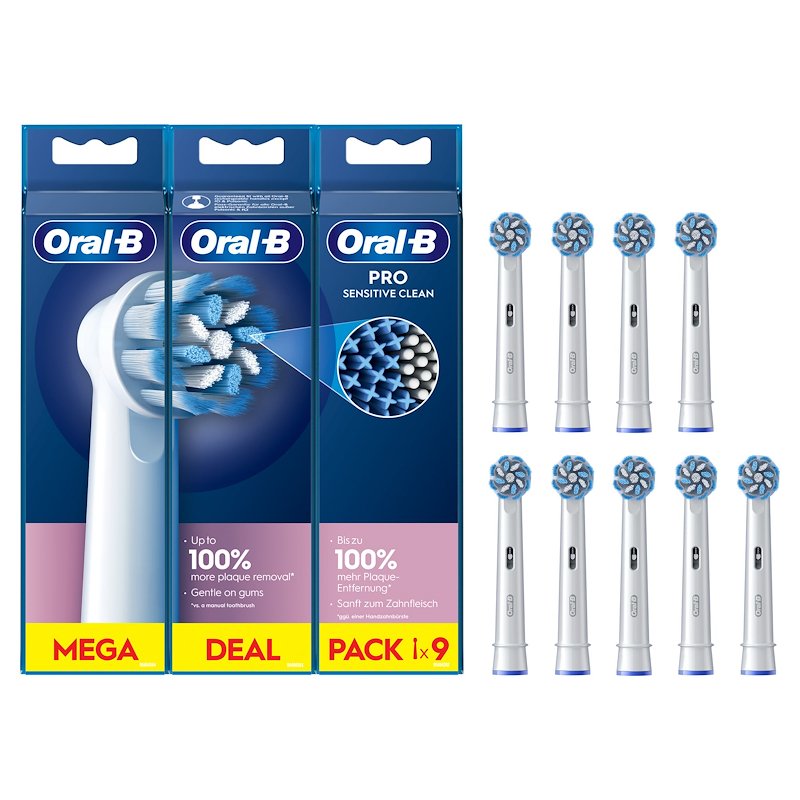 Oral-b - Testine Di Ricambio Pro Sensitive Clean-bianco