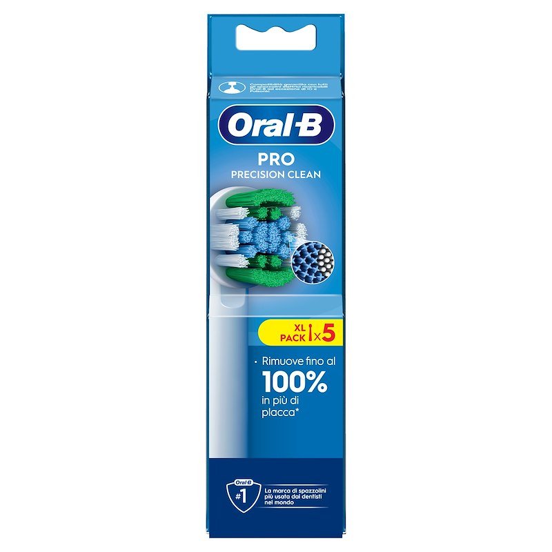 Oral-b - Testine Ricambio Eb20rx 5 Ct Precisionclean It Ffs-bianco