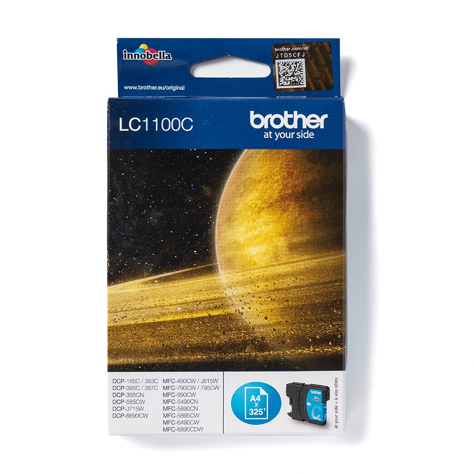 ORIGINALE Brother Cartuccia d'inchiostro ciano LC1100C LC-1100 325 pagine
