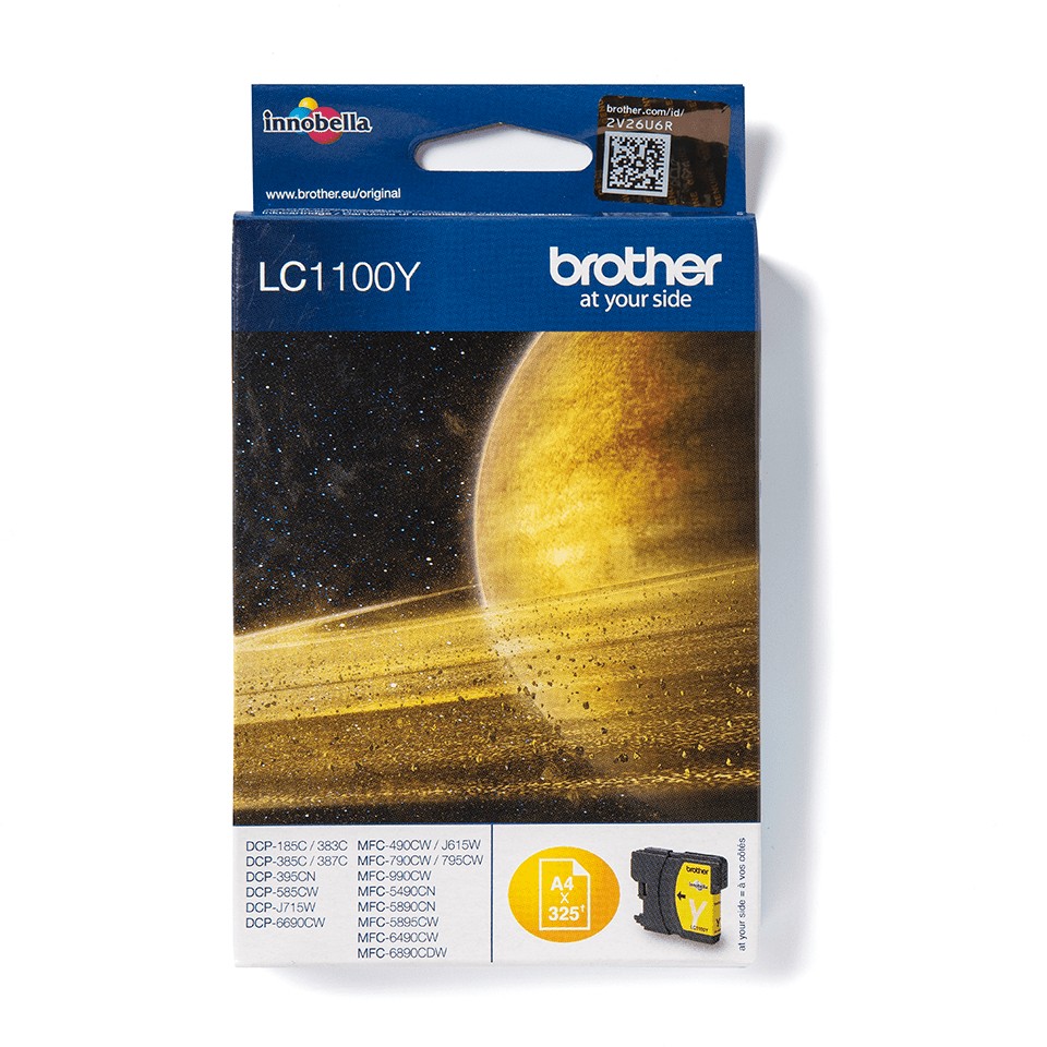 ORIGINALE Brother Cartuccia d'inchiostro giallo LC1100Y LC-1100 325 pagine
