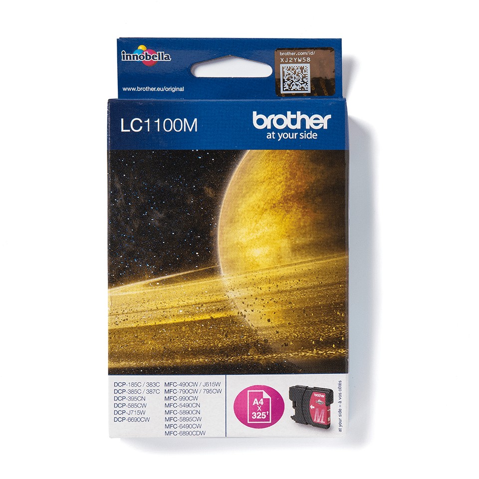 ORIGINALE Brother Cartuccia d'inchiostro magenta LC1100M LC-1100 325 pagine ORIGINALE Brother Cartuccia d'inchiostro magenta LC1100M LC-1100 325 pagine