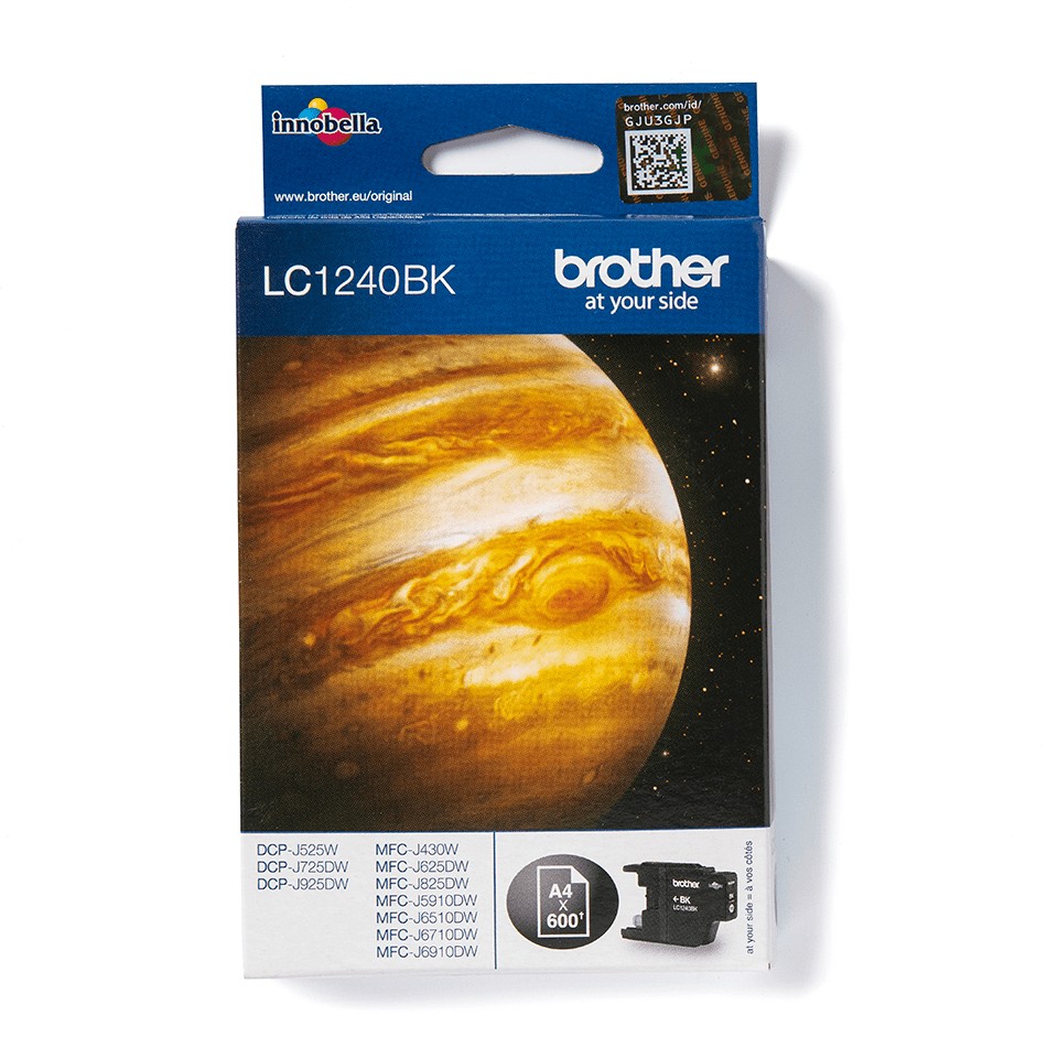ORIGINALE Brother Cartuccia d'inchiostro nero LC1240BK LC-1240 600 pagine