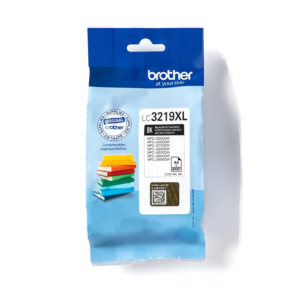 ORIGINALE Brother Cartuccia d'inchiostro nero LC3219XLBK LC-3219XL 3000 pagine