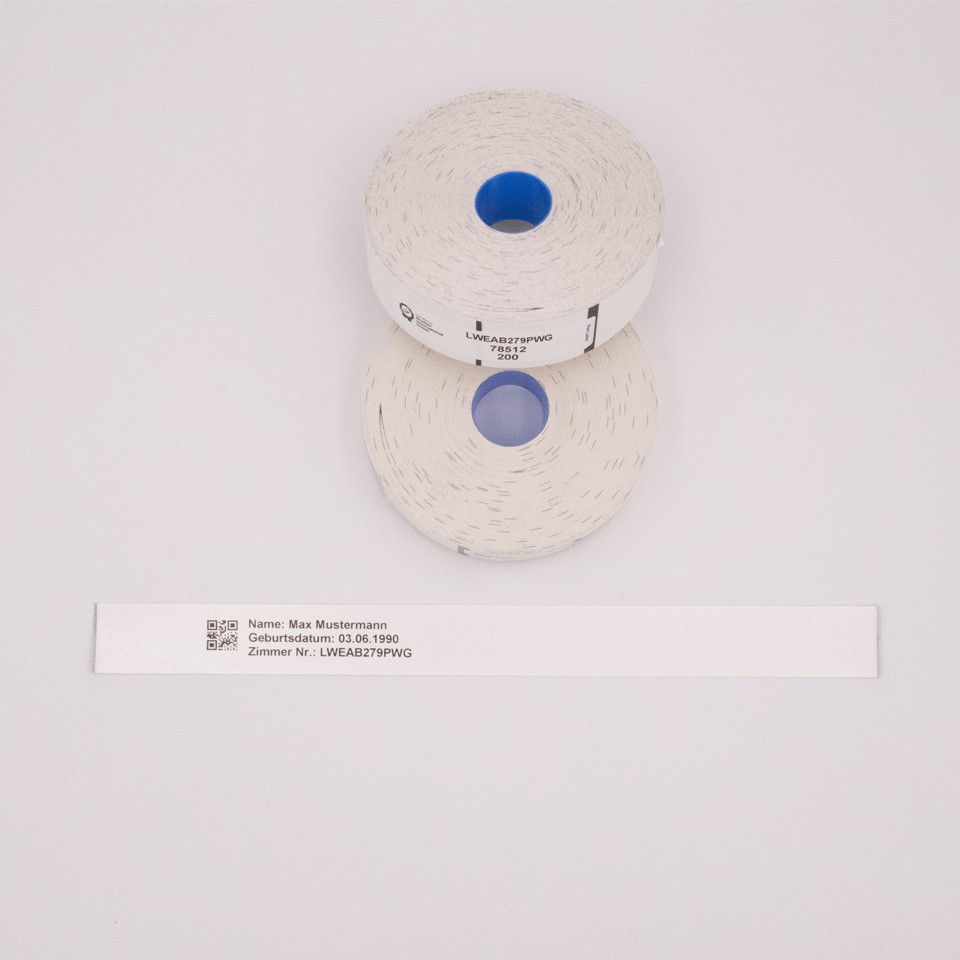ORIGINALE Brother Etichette Bianco LWEAB279PWG LWE-AB279-PWG