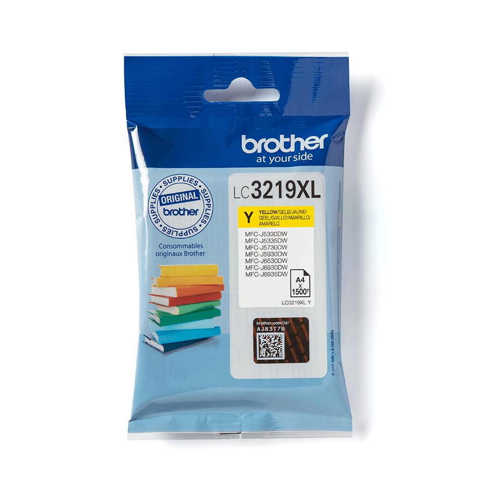 Originale Brother LC3219XL Amarillo Cartucho de Tinta Original - LC3219XLY