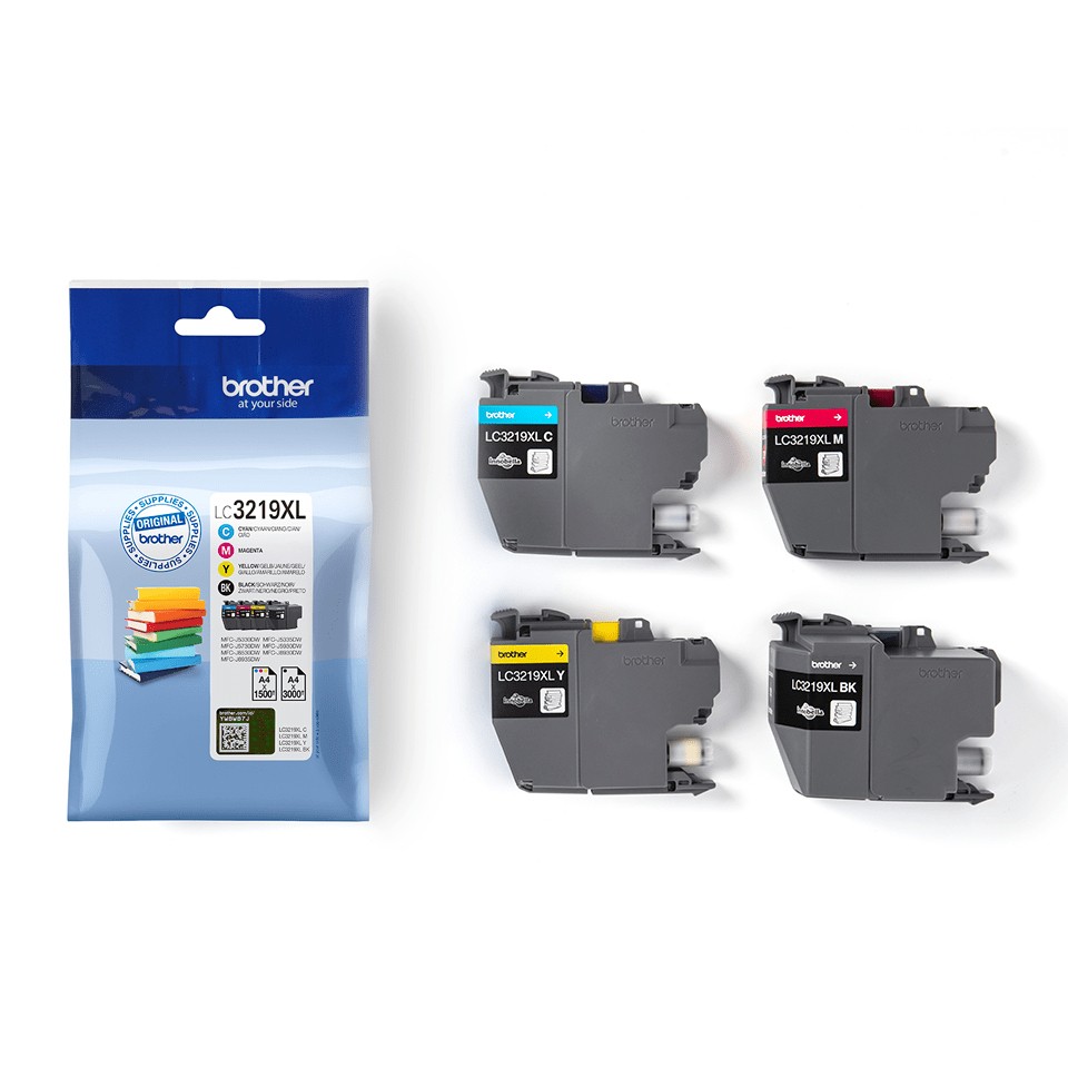 Originale Brother LC3219XLVALBP cartuccia toner 4 pz Originale Nero Ciano Magenta Giallo