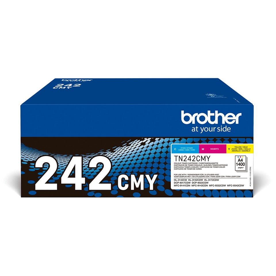ORIGINALE Brother Multipack ciano / magenta / giallo TN-242CMY 4200 pagine ORIGINALE Brother Multipack ciano / magenta / giallo TN-242CMY 4200 pagine