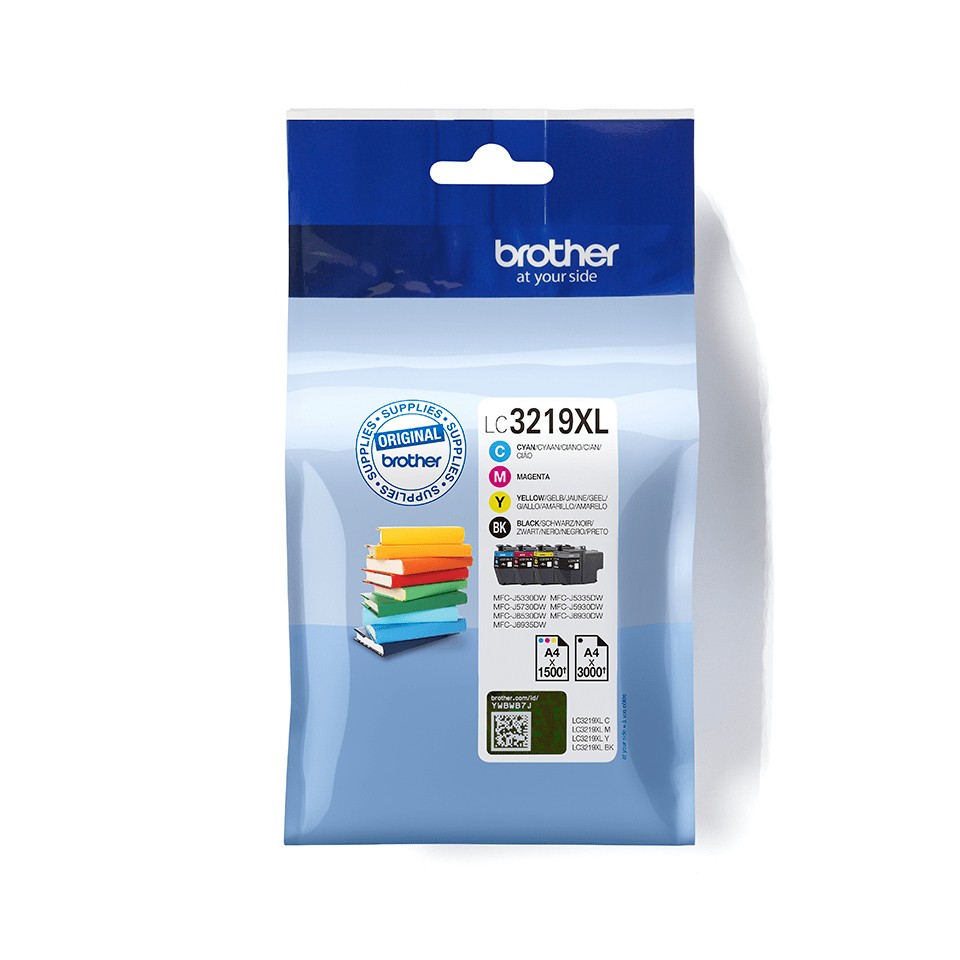 ORIGINALE Brother Multipack nero / ciano / magenta / giallo LC-3219XL LC3219XLVALDR