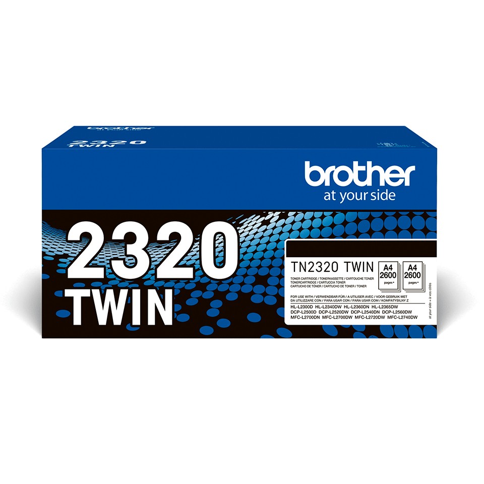 ORIGINALE Brother Multipack nero TN-2320 TWIN 2600 pagine 2600 pagine ORIGINALE Brother Multipack nero TN-2320 TWIN 2600 pagine 2600 pagine
