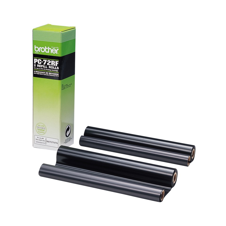 ORIGINALE Brother nastro a trasferimento termico nero PC-72RF Nastro Trasferimento Termico