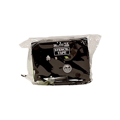 ORIGINALE Brother Nastro Bianco su trasparente STe-161 ST-161 36 mm x 3 m non laminato nastro con stampino ORIGINALE Brother Nastro Bianco su trasparente STe-161 ST-161 36 mm x 3 m non laminato nastro con stampino