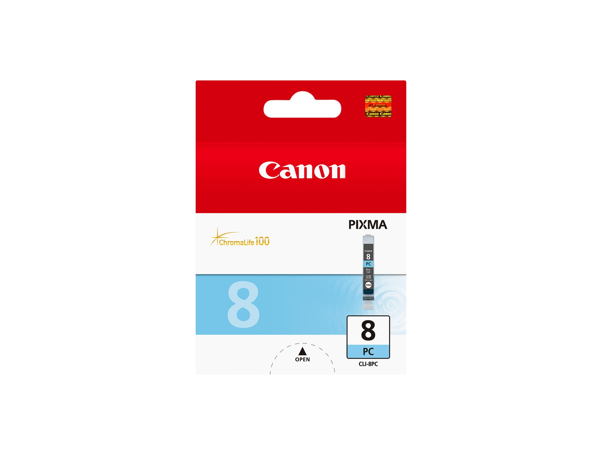 ORIGINALE Canon Cartuccia d'inchiostro ciano CLI-8pc 0624B001 450 pagine 13ml ORIGINALE Canon Cartuccia d'inchiostro ciano CLI-8pc 0624B001 450 pagine 13ml