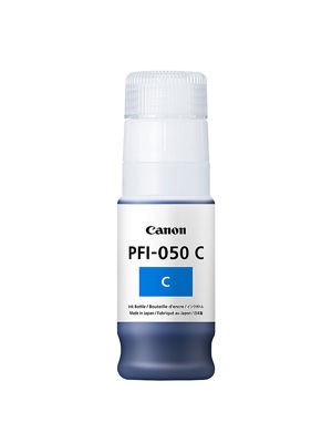 ORIGINALE Canon Cartuccia d'inchiostro ciano PFI-050c 5699C001 70ml