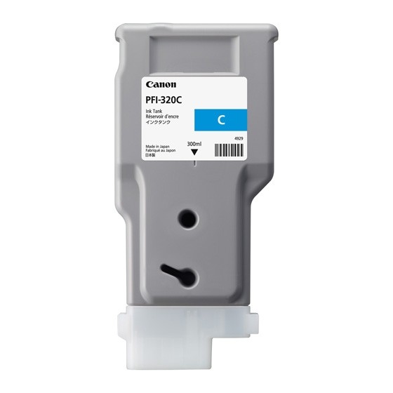 ORIGINALE Canon Cartuccia d'inchiostro ciano PFI-320c 2891C001 300ml ORIGINALE Canon Cartuccia d'inchiostro ciano PFI-320c 2891C001 300ml