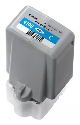 ORIGINALE Canon Cartuccia d'inchiostro ciano PFI-4100c 6778C001 80ml ORIGINALE Canon Cartuccia d'inchiostro ciano PFI-4100c 6778C001 80ml