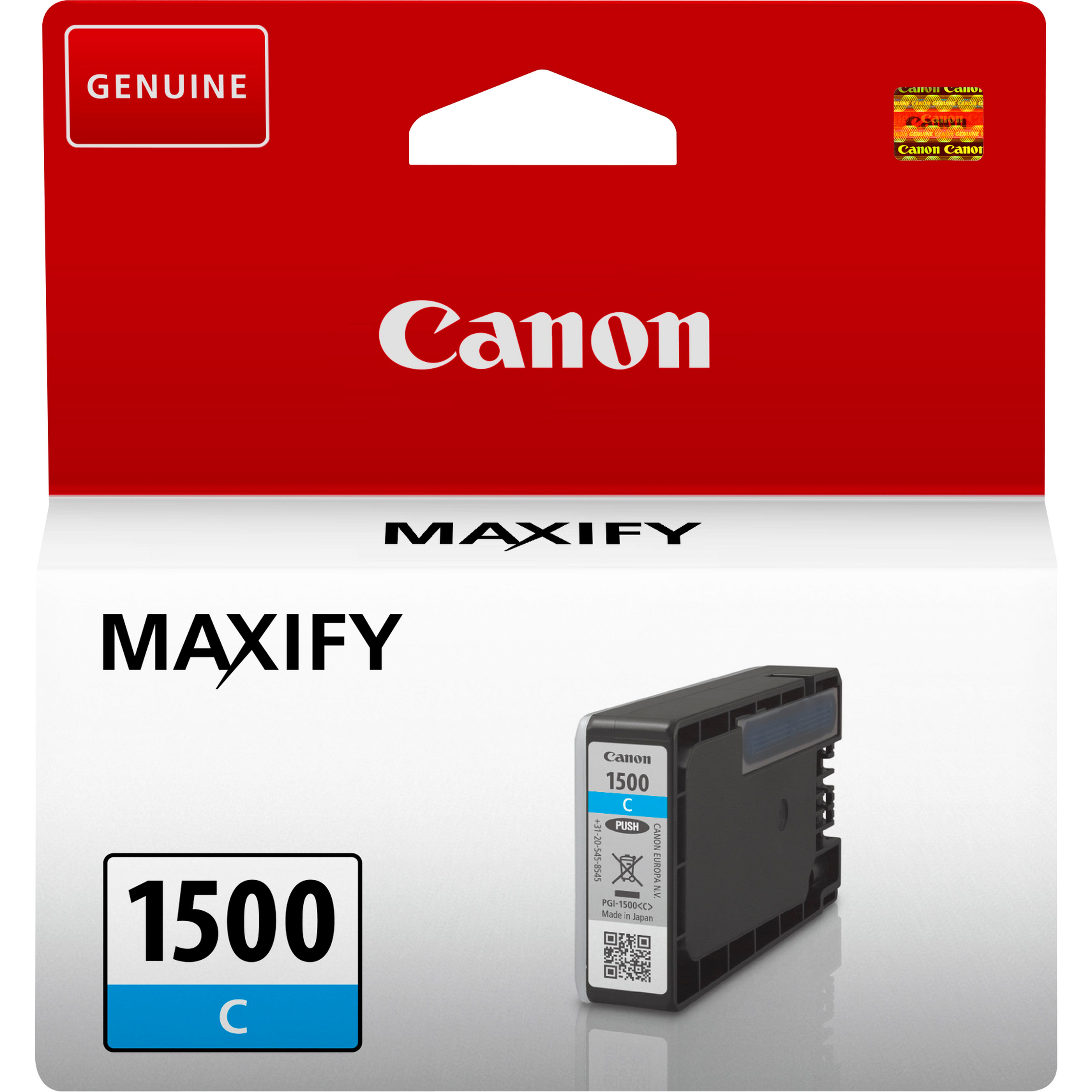 ORIGINALE Canon Cartuccia d'inchiostro ciano PGI-1500c 9229B001 300 pagine 45ml