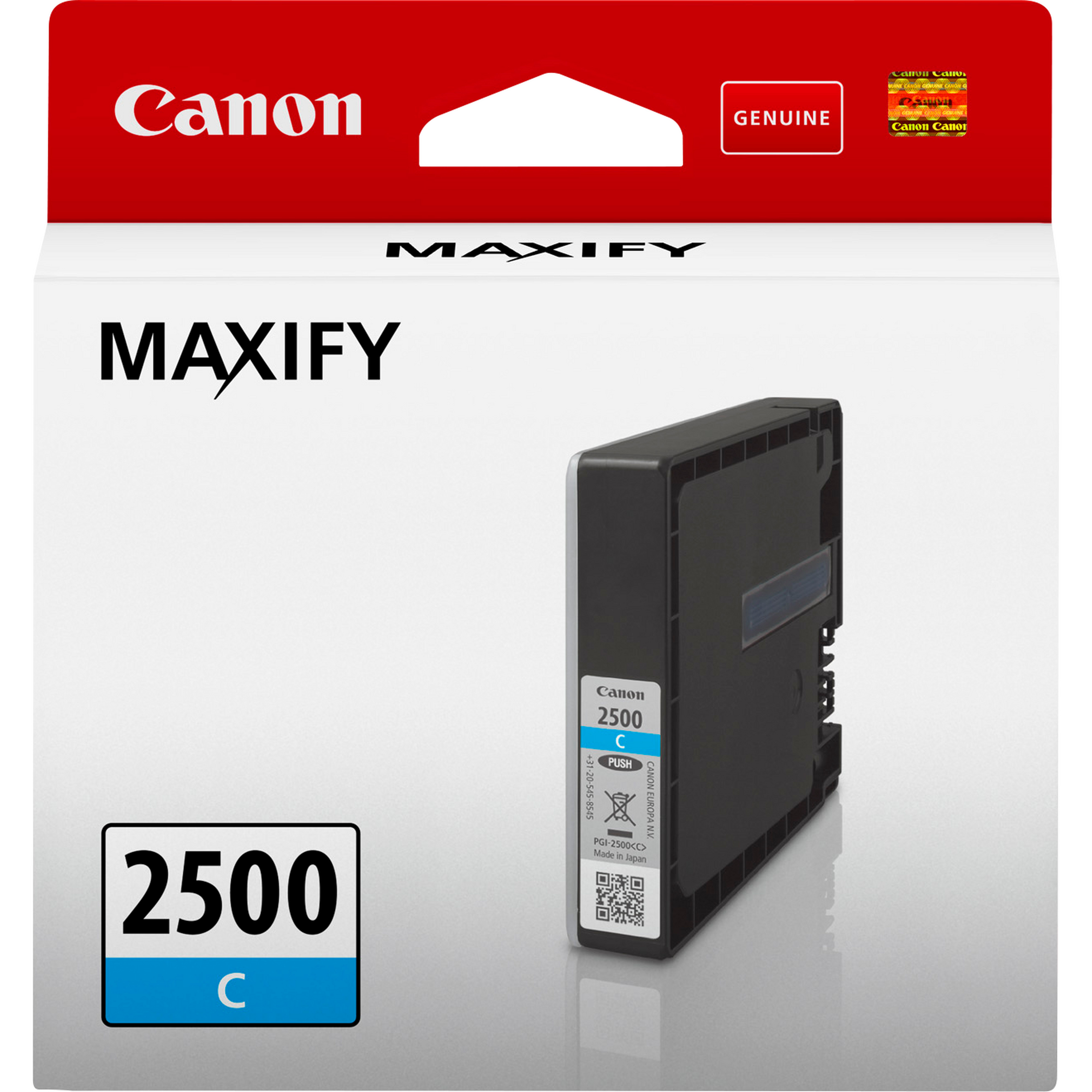 ORIGINALE Canon Cartuccia d'inchiostro ciano PGI-2500c 9301B001 700 pagine 96ml