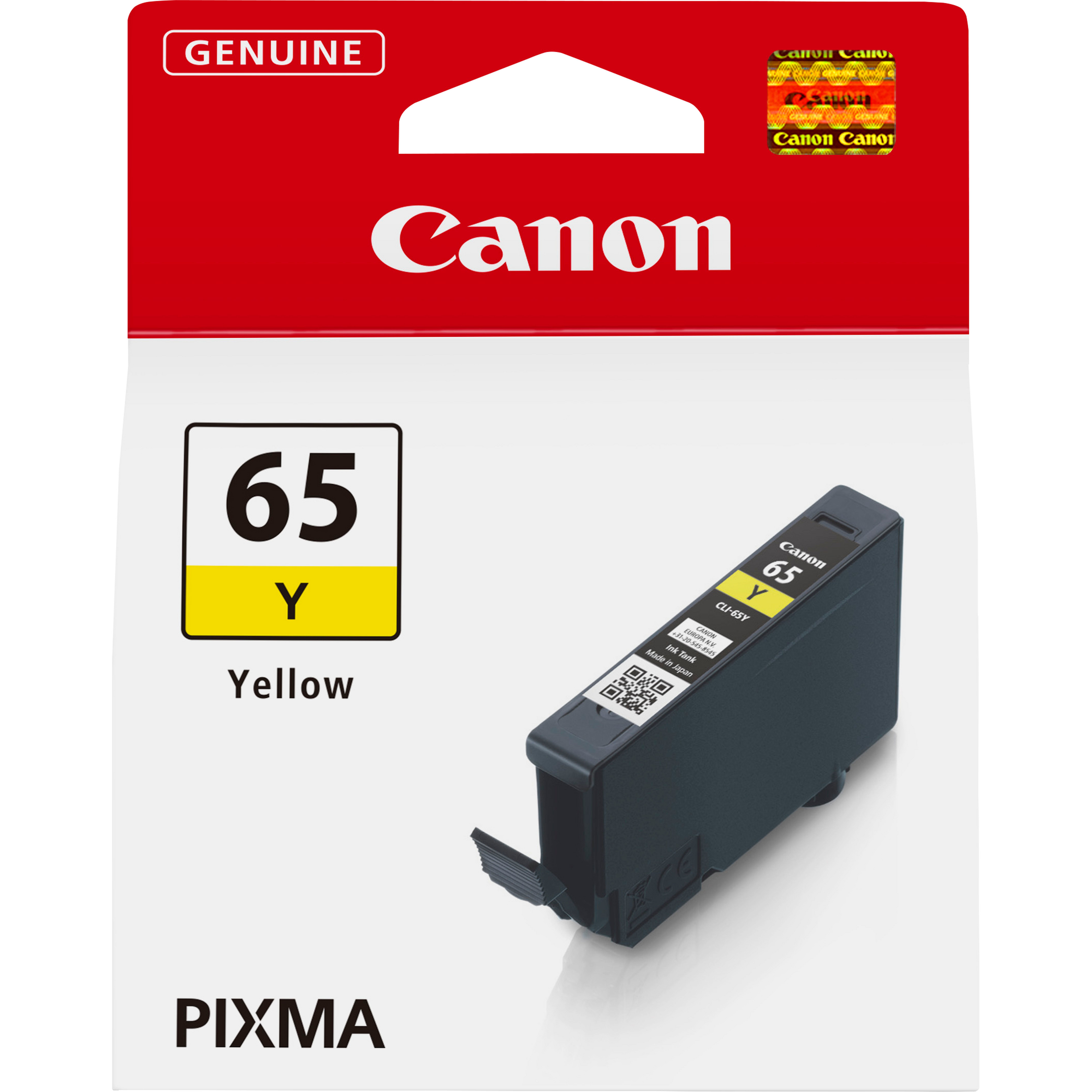 ORIGINALE Canon Cartuccia d'inchiostro giallo CLI-65y 4218C001 126ml