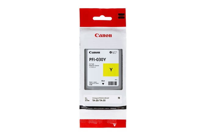 ORIGINALE Canon Cartuccia d'inchiostro giallo PFI-030Y 3492C001 55ml