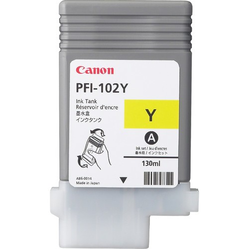 ORIGINALE Canon Cartuccia d'inchiostro giallo PFI-102y 0898B001 130ml