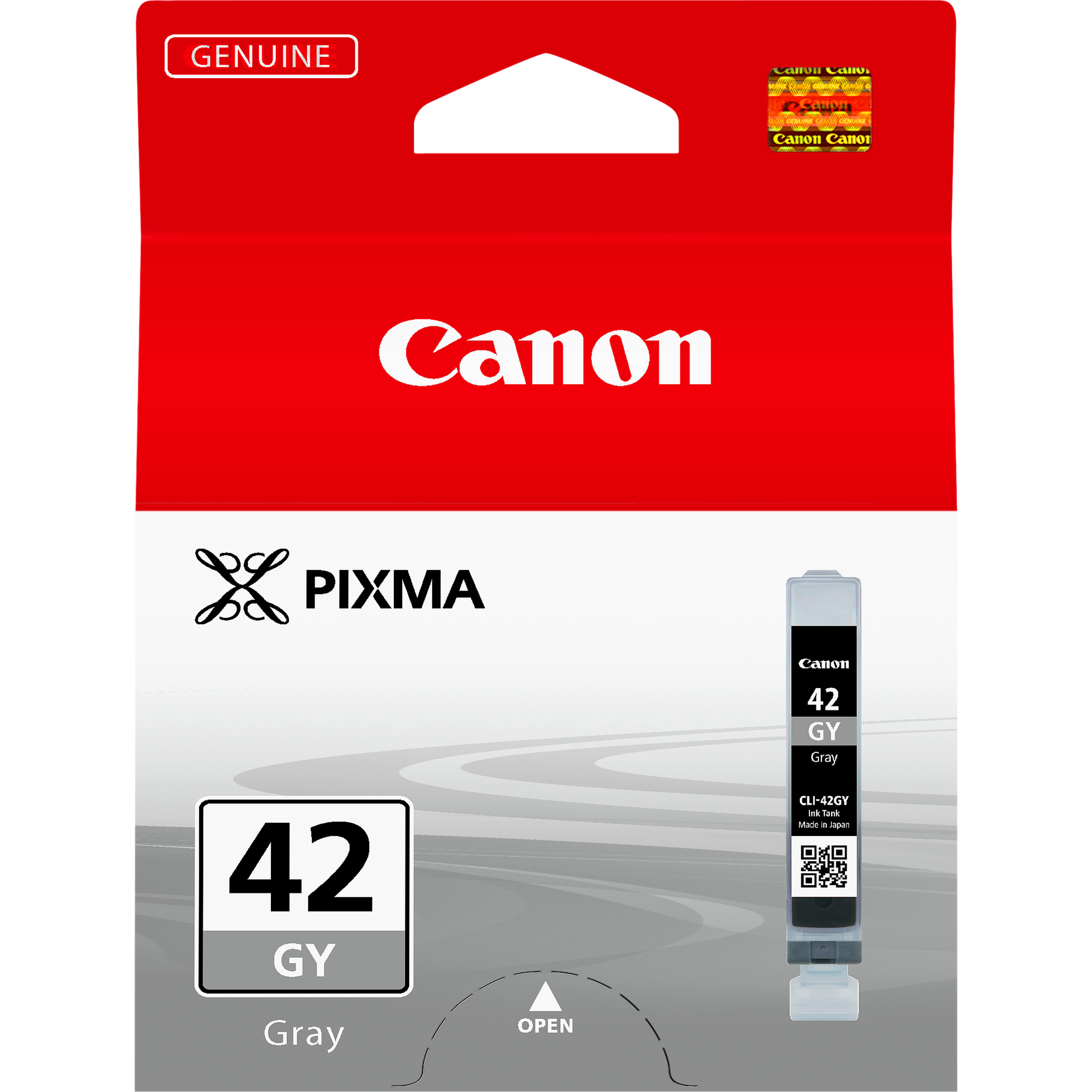 ORIGINALE Canon Cartuccia d'inchiostro Grigio CLI-42gy 6390B001 492 pagine 13ml