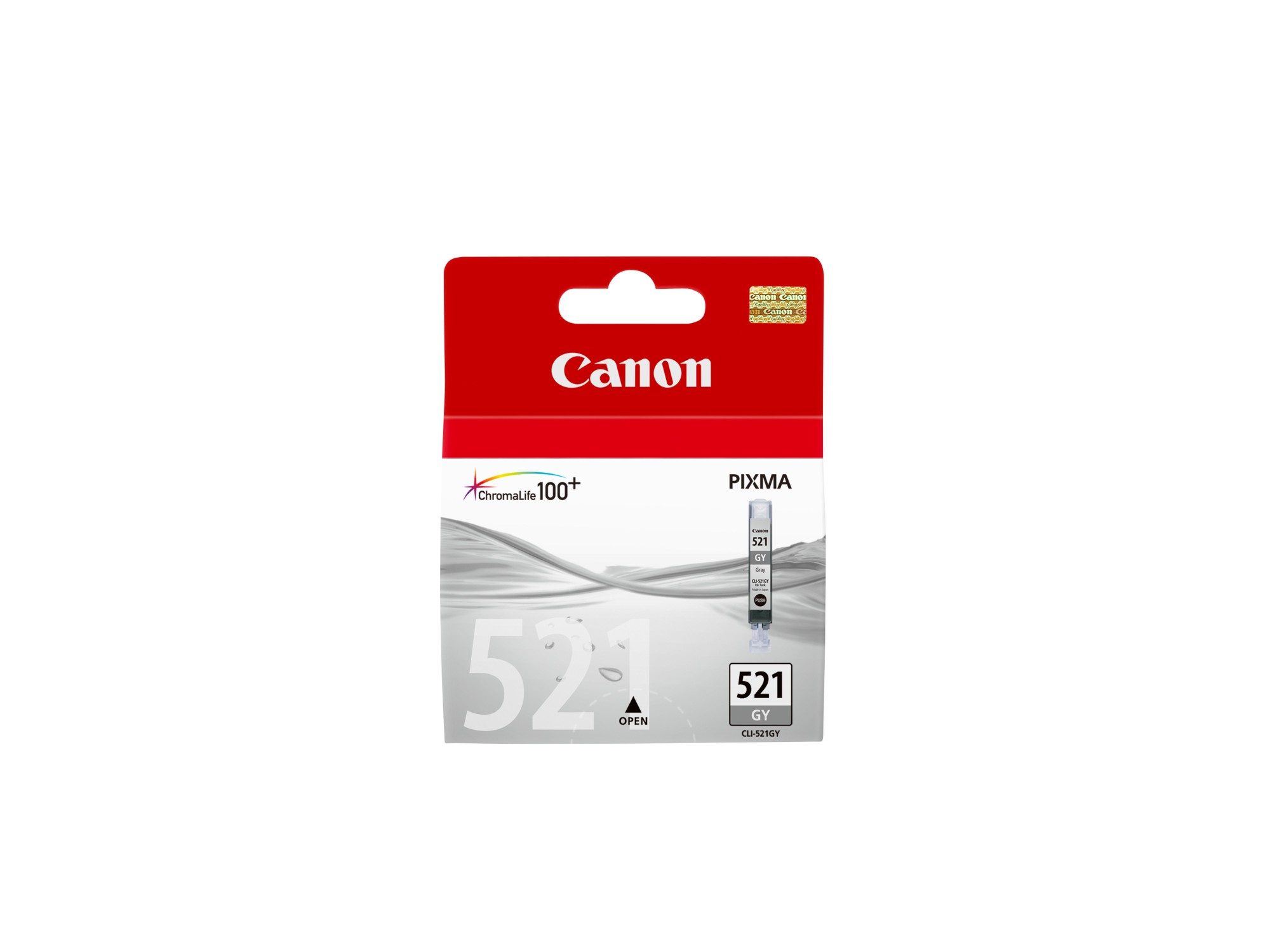 ORIGINALE Canon Cartuccia d'inchiostro Grigio CLI-521gy 2937B001 500 pagine 9ml