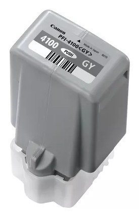 ORIGINALE Canon Cartuccia d'inchiostro Grigio PFI-4100gy 6783C001 80ml