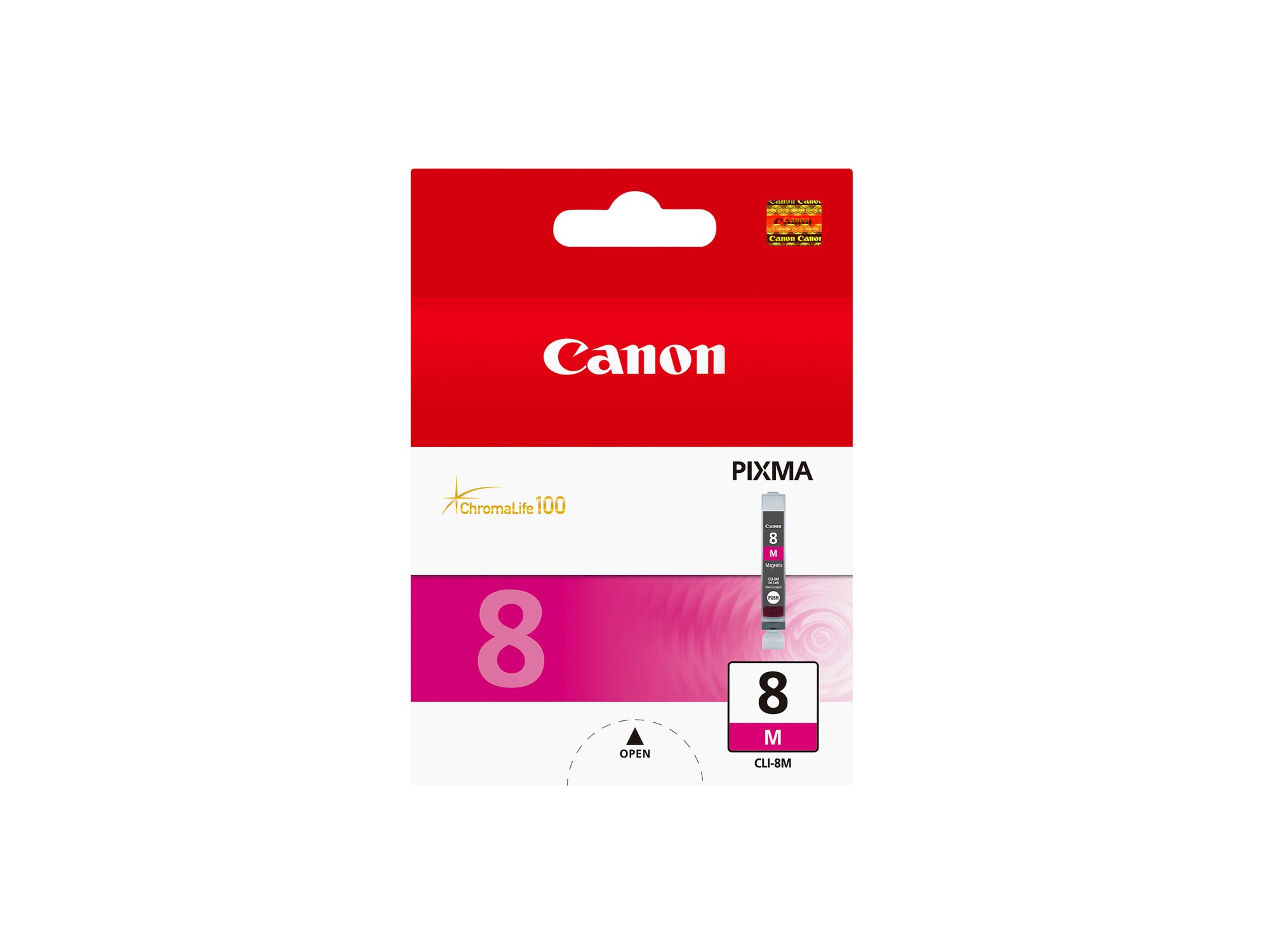 ORIGINALE Canon Cartuccia d'inchiostro magenta CLI-8m 0622B001 565 pagine 13ml ORIGINALE Canon Cartuccia d'inchiostro magenta CLI-8m 0622B001 565 pagine 13ml