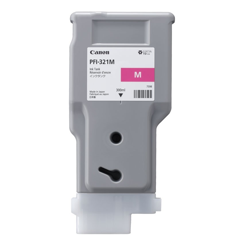 ORIGINALE Canon Cartuccia d'inchiostro magenta PFI-321m 6269C001 300ml