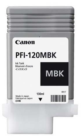 ORIGINALE Canon Cartuccia d'inchiostro Nero (opaco) PFI-120mbk 2884C001 130ml ORIGINALE Canon Cartuccia d'inchiostro Nero (opaco) PFI-120mbk 2884C001 130ml