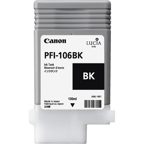 ORIGINALE Canon Cartuccia d'inchiostro nero PFI-106bk 6621B001 130ml ORIGINALE Canon Cartuccia d'inchiostro nero PFI-106bk 6621B001 130ml