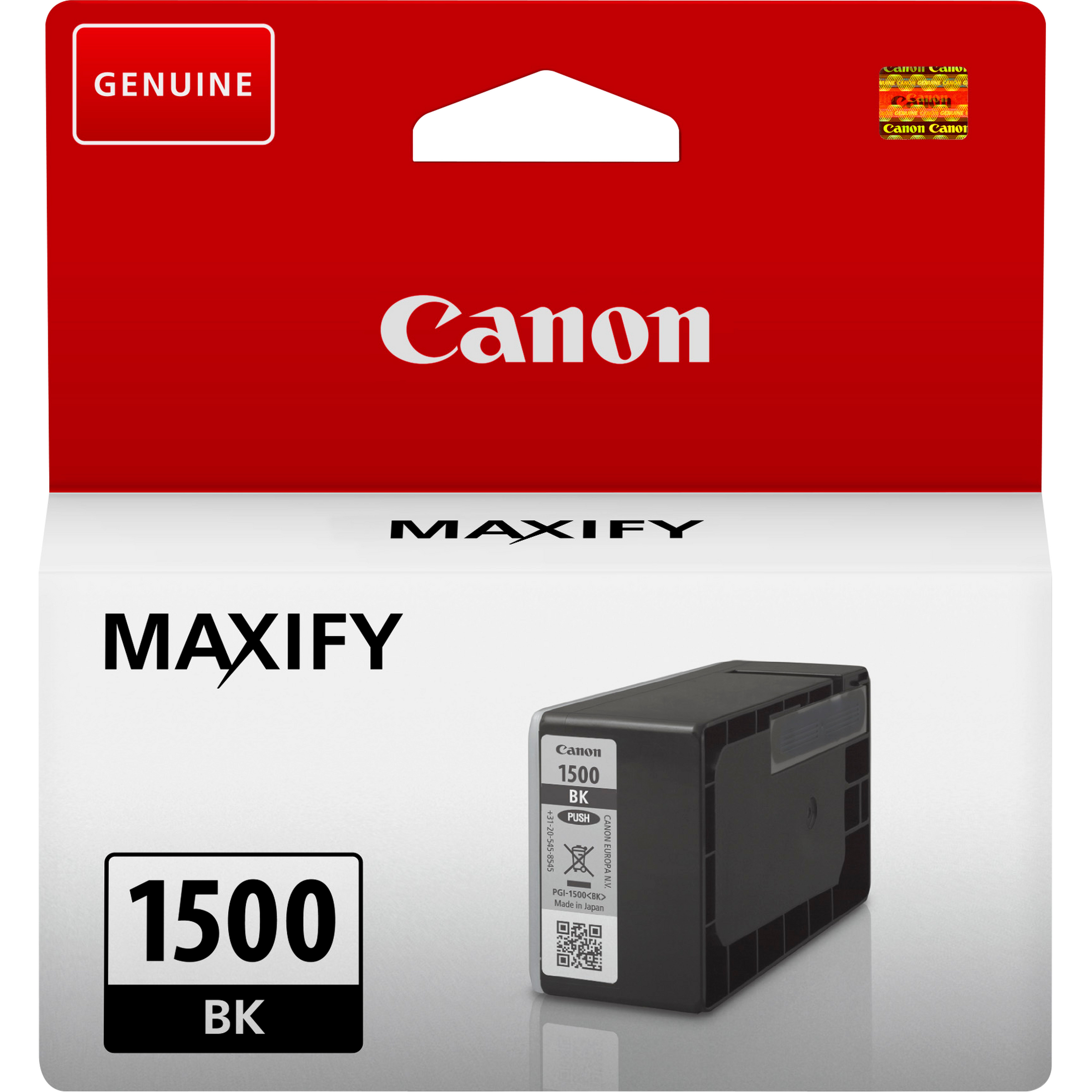 ORIGINALE Canon Cartuccia d'inchiostro nero PGI-1500bk 9218B001 400 pagine 124ml ORIGINALE Canon Cartuccia d'inchiostro nero PGI-1500bk 9218B001 400 pagine 124ml