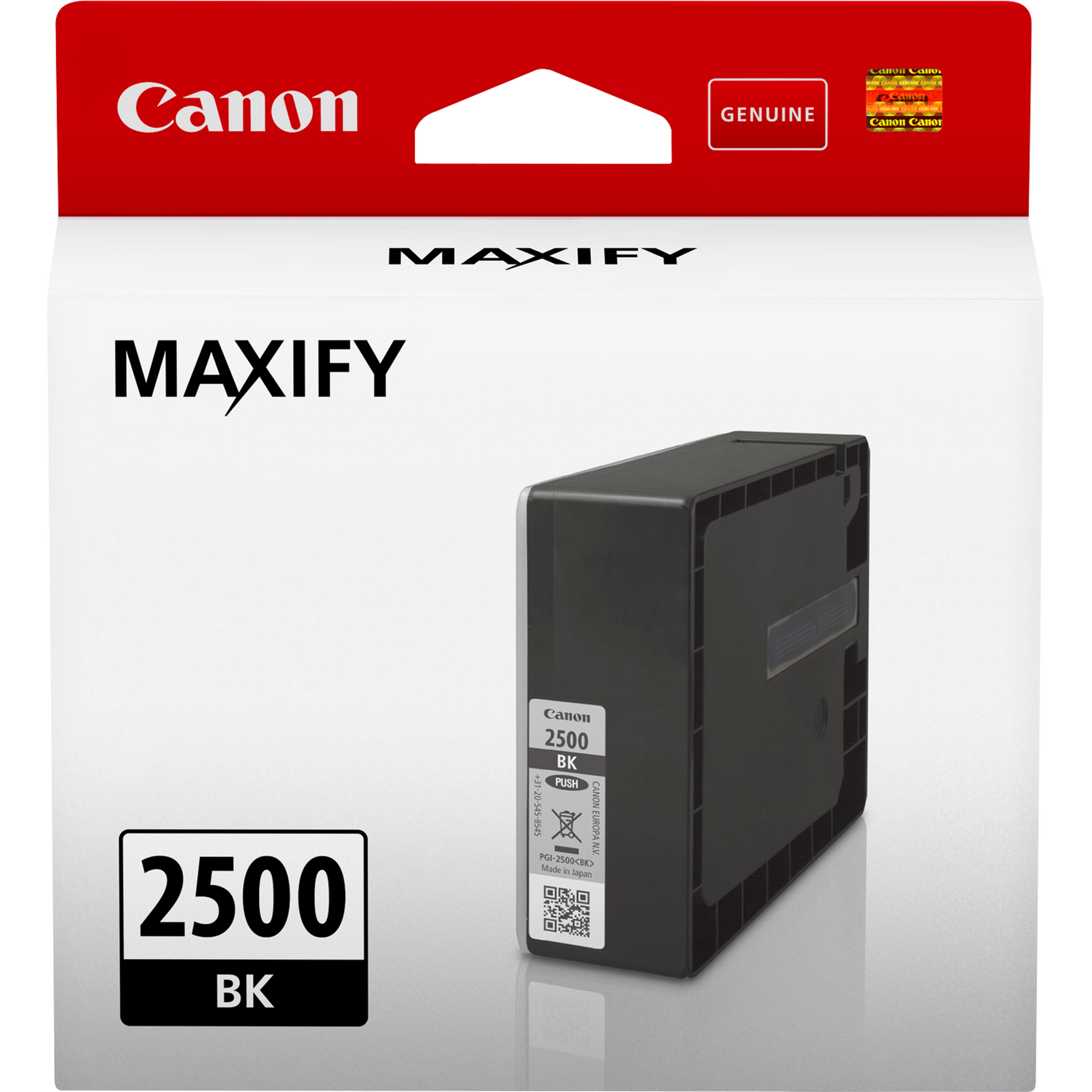 ORIGINALE Canon Cartuccia d'inchiostro nero PGI-2500bk 9290B001 1000 pagine 291ml