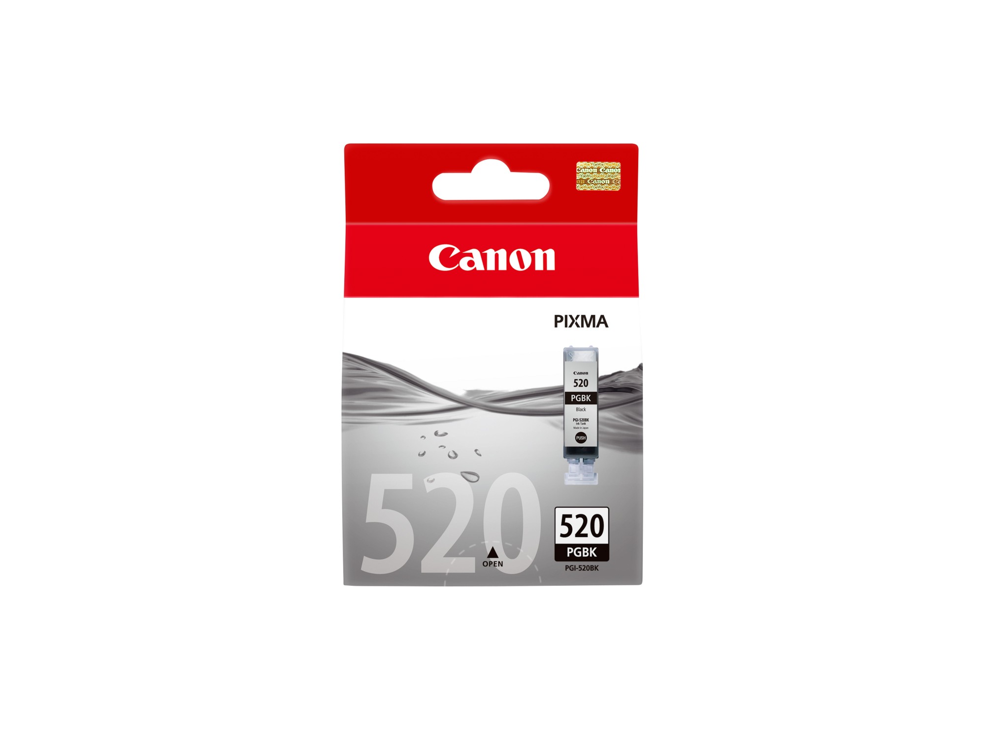 ORIGINALE Canon Cartuccia d'inchiostro nero PGI-520bk 2932B001 341 pagine 19ml