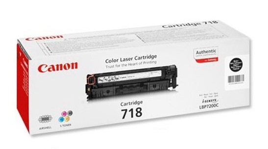 ORIGINALE Canon Multipack nero 718 BKVP 2662B017