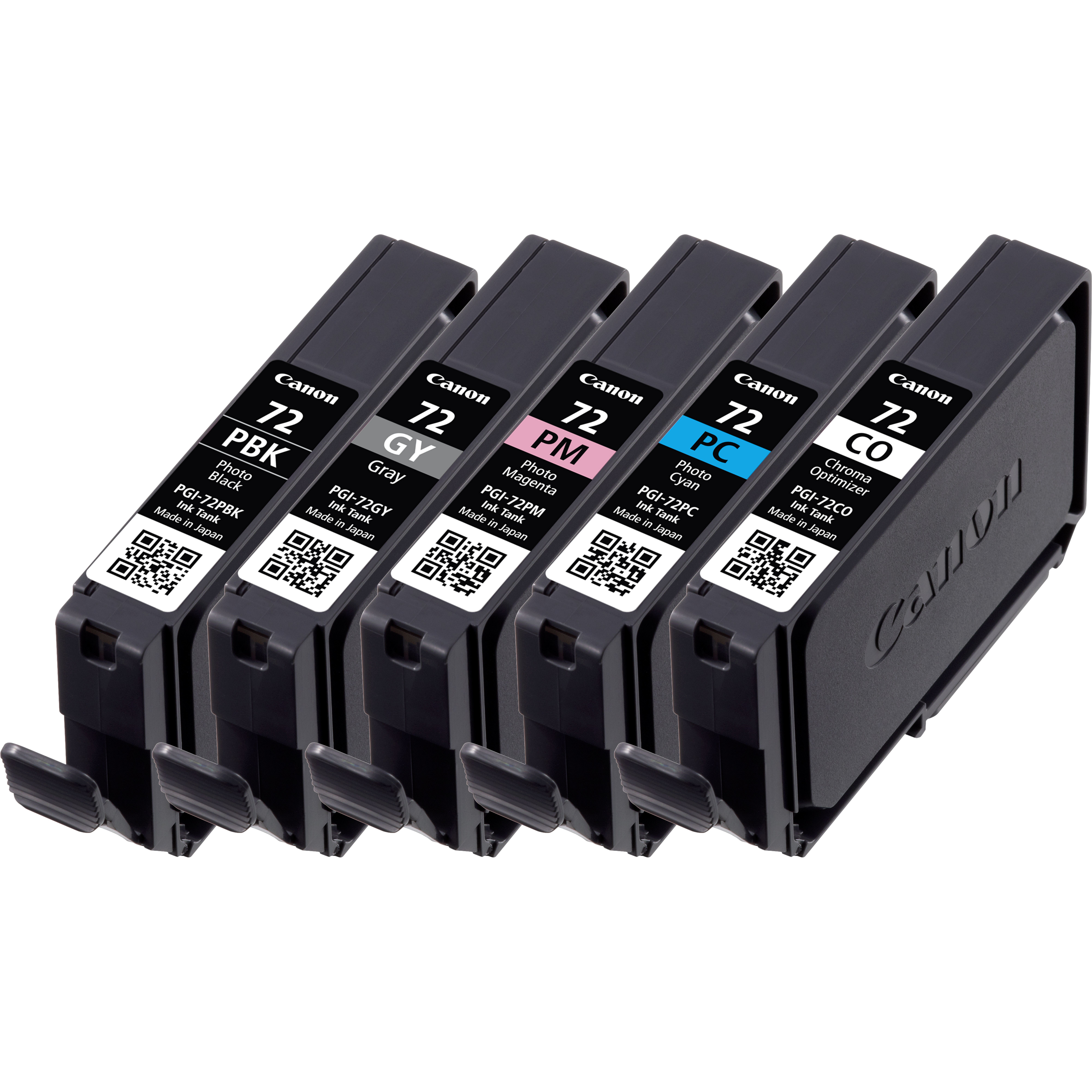ORIGINALE Canon Multipack nero / magenta / ciano / Grigio / Trasparente PGI-72 6403B007 5 cartucce PGI-72: PBK +GY +PM +PC +CO ORIGINALE Canon Multipack nero / magenta / ciano / Grigio / Trasparente PGI-72 6403B007 5 cartucce PGI-72: PBK +GY +PM +PC +CO