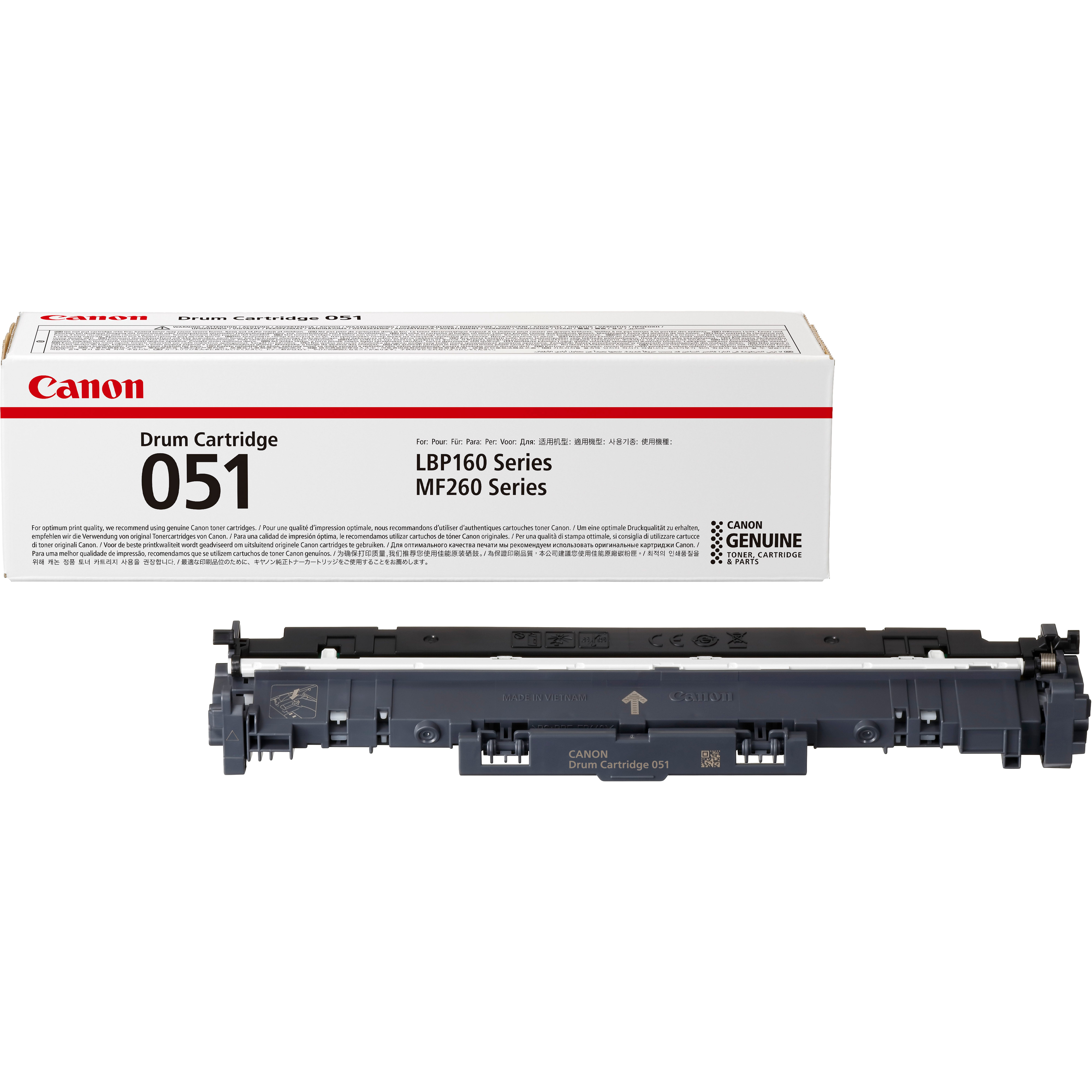 ORIGINALE Canon Tamburo nero 051drum 2170C001 23000 pagine Cartuccia del tamburo 051 ORIGINALE Canon Tamburo nero 051drum 2170C001 23000 pagine Cartuccia del tamburo 051
