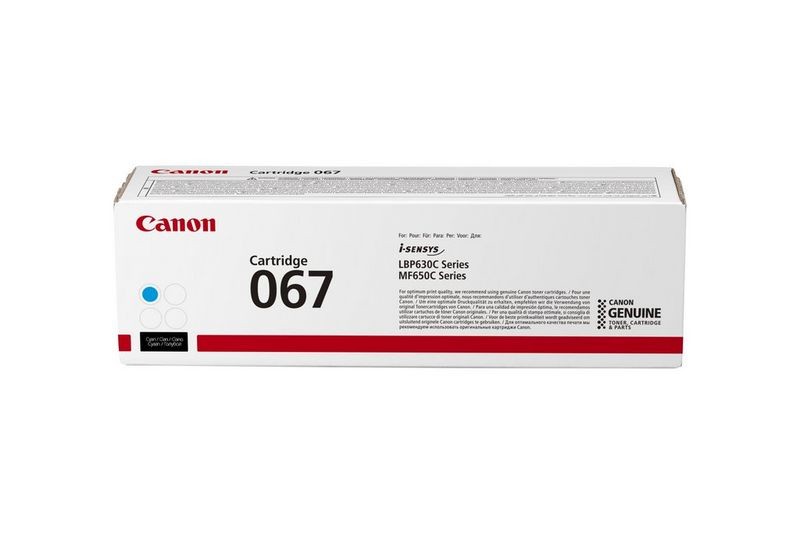 ORIGINALE Canon toner ciano 067 c 5101C002 1250 pagine ORIGINALE Canon toner ciano 067 c 5101C002 1250 pagine