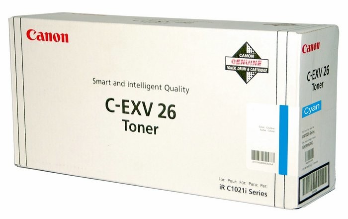 ORIGINALE Canon toner ciano C-EXV26c 1659B006 6000 pagine
