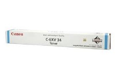 ORIGINALE Canon toner ciano C-EXV34C 3783B002 19000 pagine ORIGINALE Canon toner ciano C-EXV34C 3783B002 19000 pagine