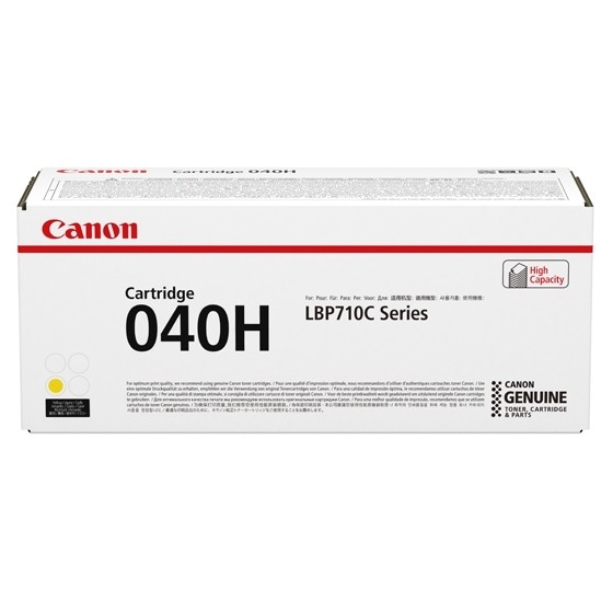 ORIGINALE Canon toner giallo 040hy 0455C001 10000 pagine ORIGINALE Canon toner giallo 040hy 0455C001 10000 pagine