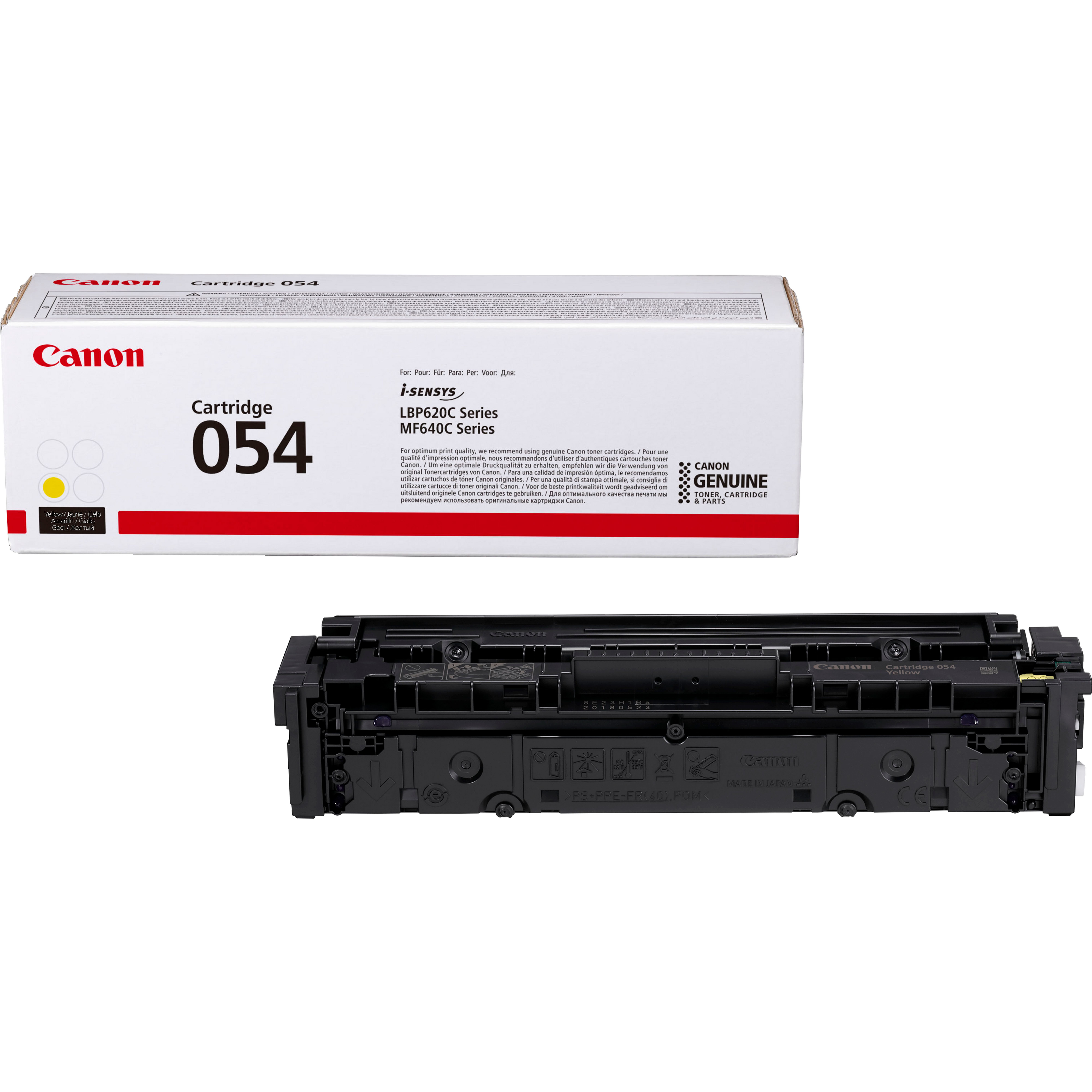 ORIGINALE Canon toner giallo 054 y 3021C002 1200 pagine ORIGINALE Canon toner giallo 054 y 3021C002 1200 pagine