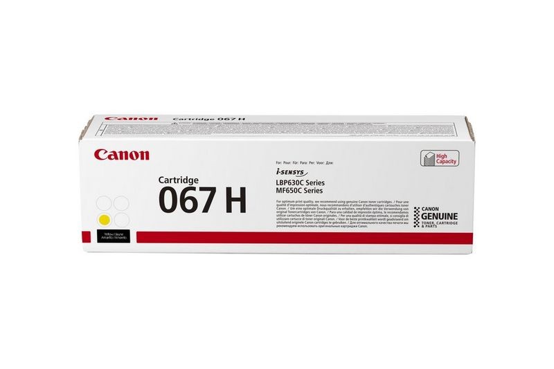 ORIGINALE Canon toner giallo 067 hy 5103C002 2350 pagine ORIGINALE Canon toner giallo 067 hy 5103C002 2350 pagine