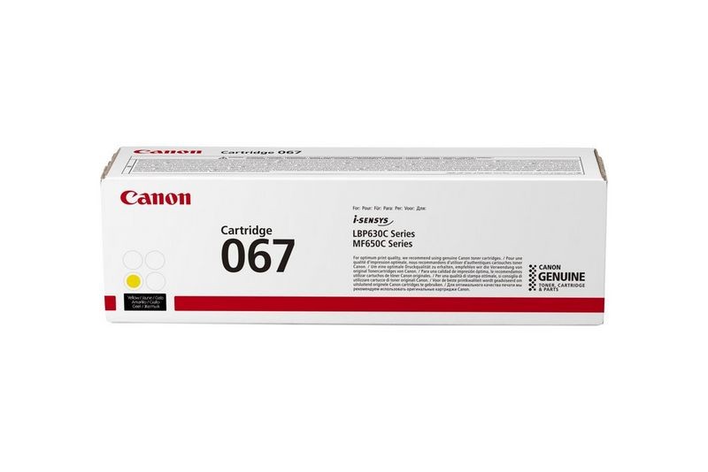 ORIGINALE Canon toner giallo 067 y 5099C002 1250 pagine