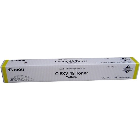 ORIGINALE Canon toner giallo C-EXV49y 8527B002 19000 pagine ORIGINALE Canon toner giallo C-EXV49y 8527B002 19000 pagine