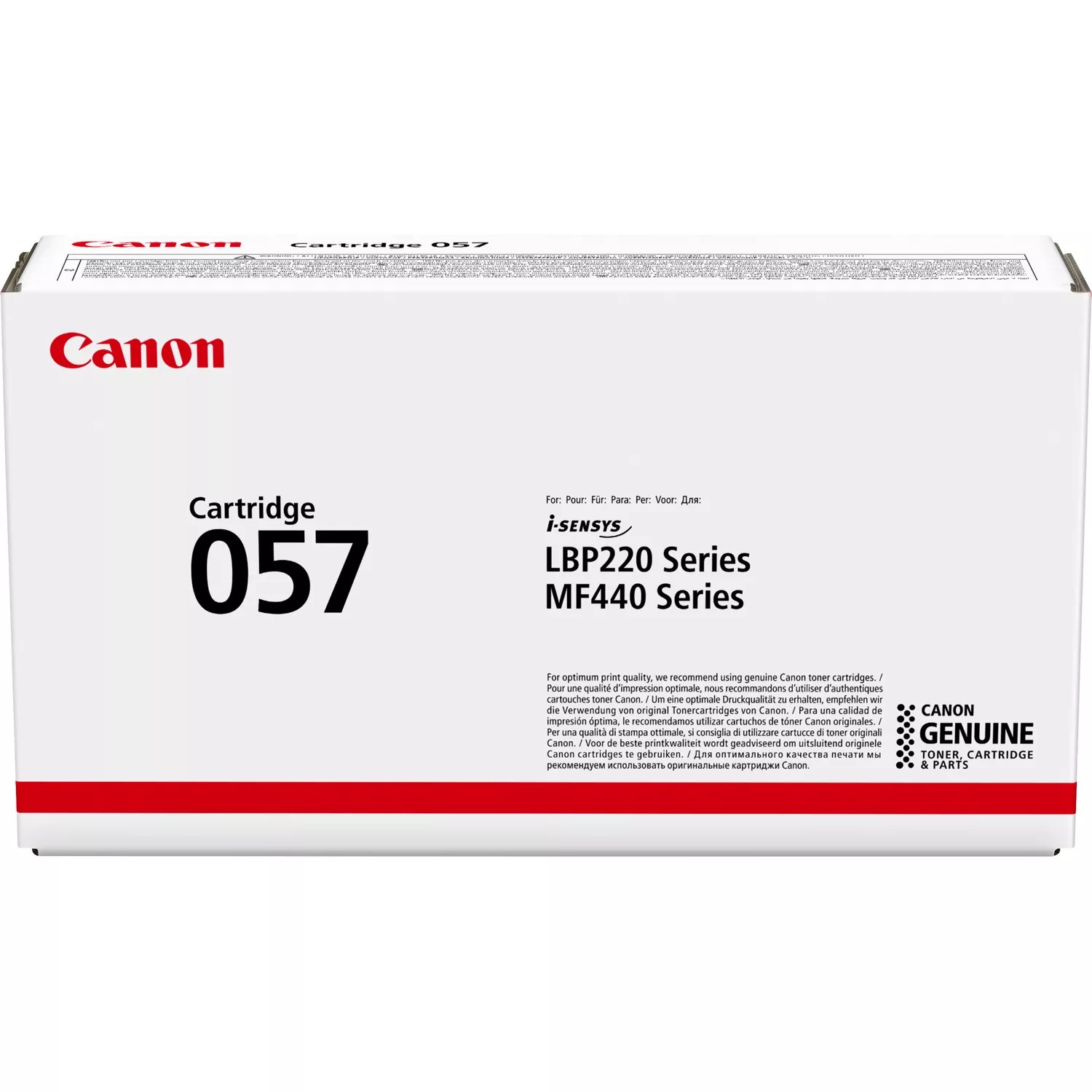 ORIGINALE Canon toner nero 057 3009C002 3100 pagine